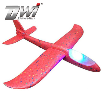 DWI Dowellin Epp Hand Throwing Airplane Self-assembling Foam Plane With Light